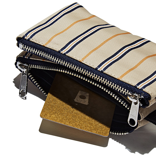 커스텀멜로우(CUSTOMELLOW) stripe layered pouch_CABAX18242BEX