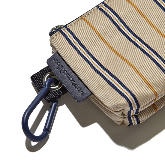 커스텀멜로우(CUSTOMELLOW) stripe layered pouch_CABAX18242BEX