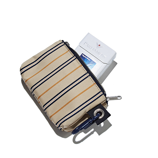 커스텀멜로우(CUSTOMELLOW) stripe layered pouch_CABAX18242BEX