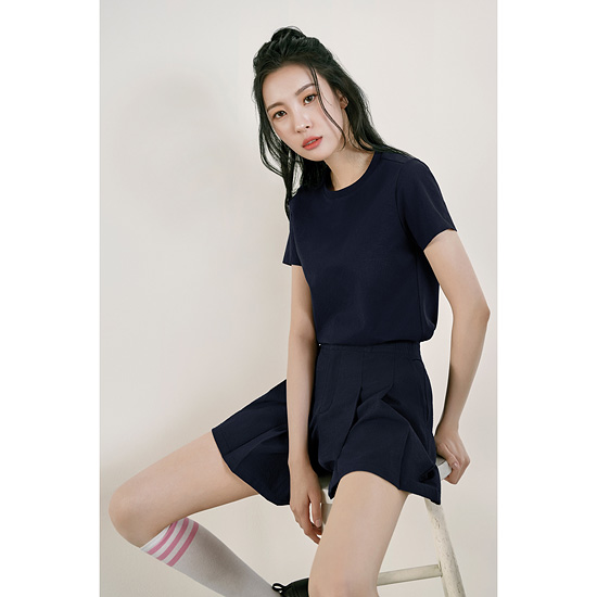 헤드(HEAD) 여성 시어서커 티셔츠_JOTDM18605NYX