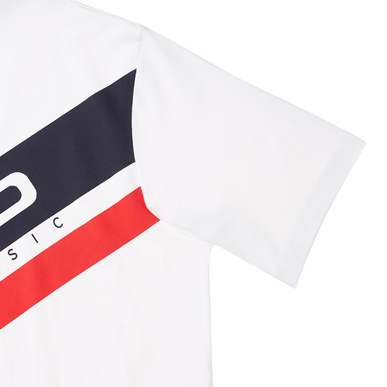 헤드(HEAD) 남여공용 네오클래식 사선 그래픽 티셔츠_JHTDM18285WHX