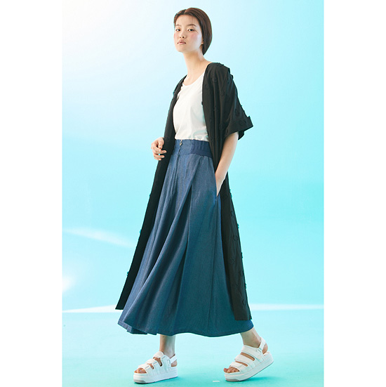 코오롱스포츠(KOLONSPORT) SEISHIN 여성 U넥 7부티셔츠_TVTCM18372WHX