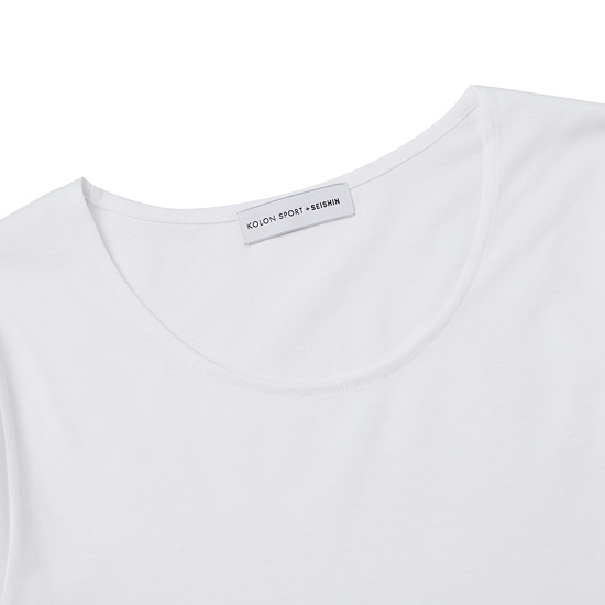 코오롱스포츠(KOLONSPORT) SEISHIN 여성 U넥 7부티셔츠_TVTCM18372WHX