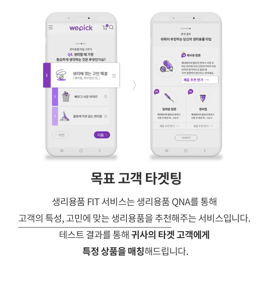 귀사의 타겟 고객에게 특정 상품을 매칭해드립니다