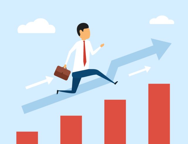 Leadership in business, the pursuit of success.