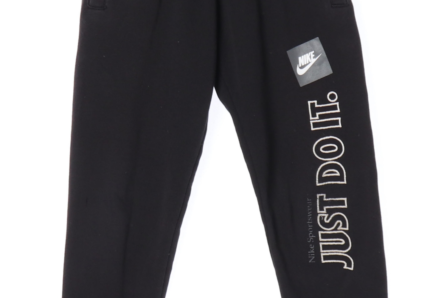 NIKE 나이키 JDI 로고 블랙 스웨트 팬츠 KIDS-XS
