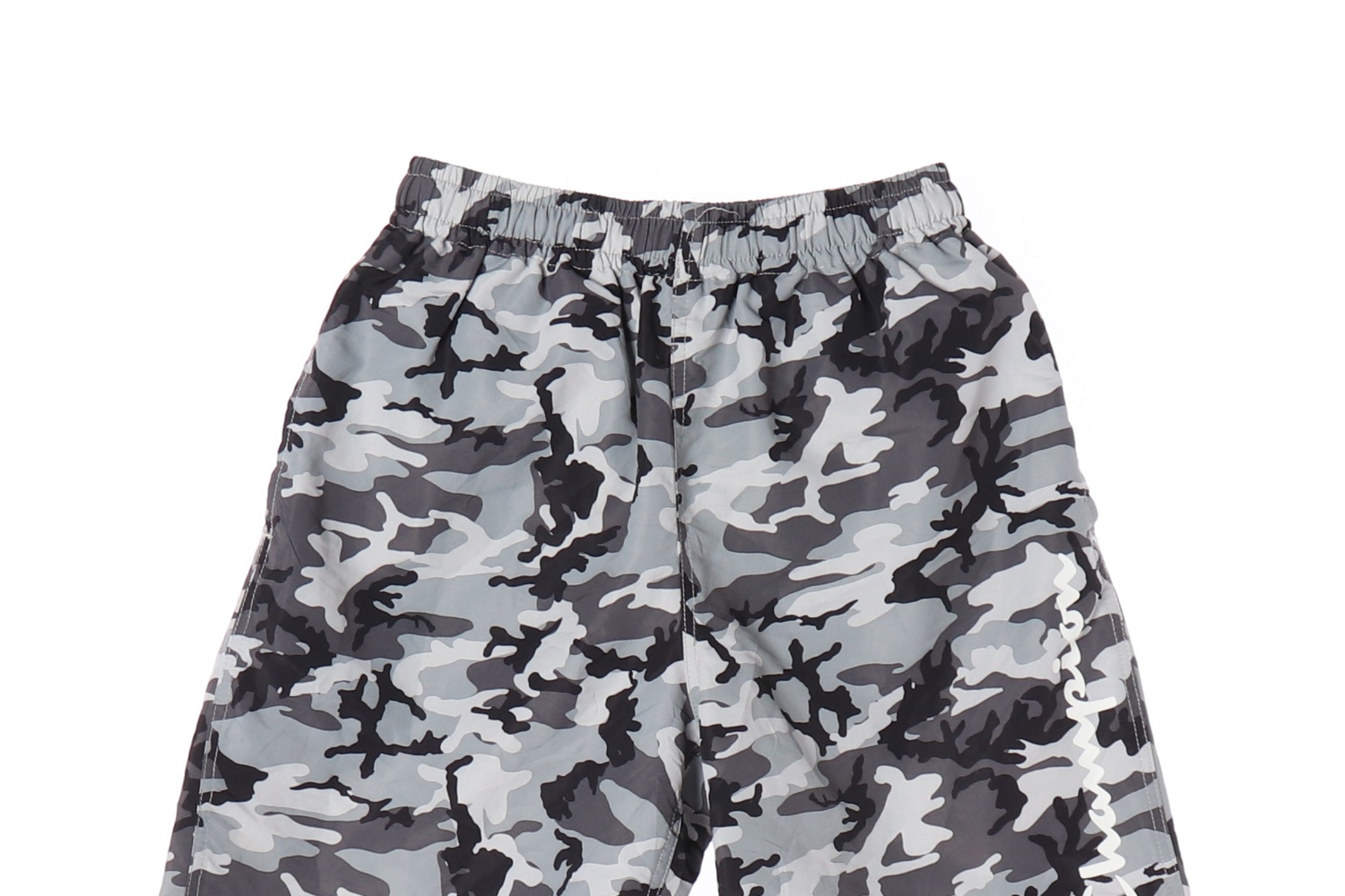 CHAMPION 챔피온 카모 플라주 로고 1/2 스웨트 팬츠 KIDS-150