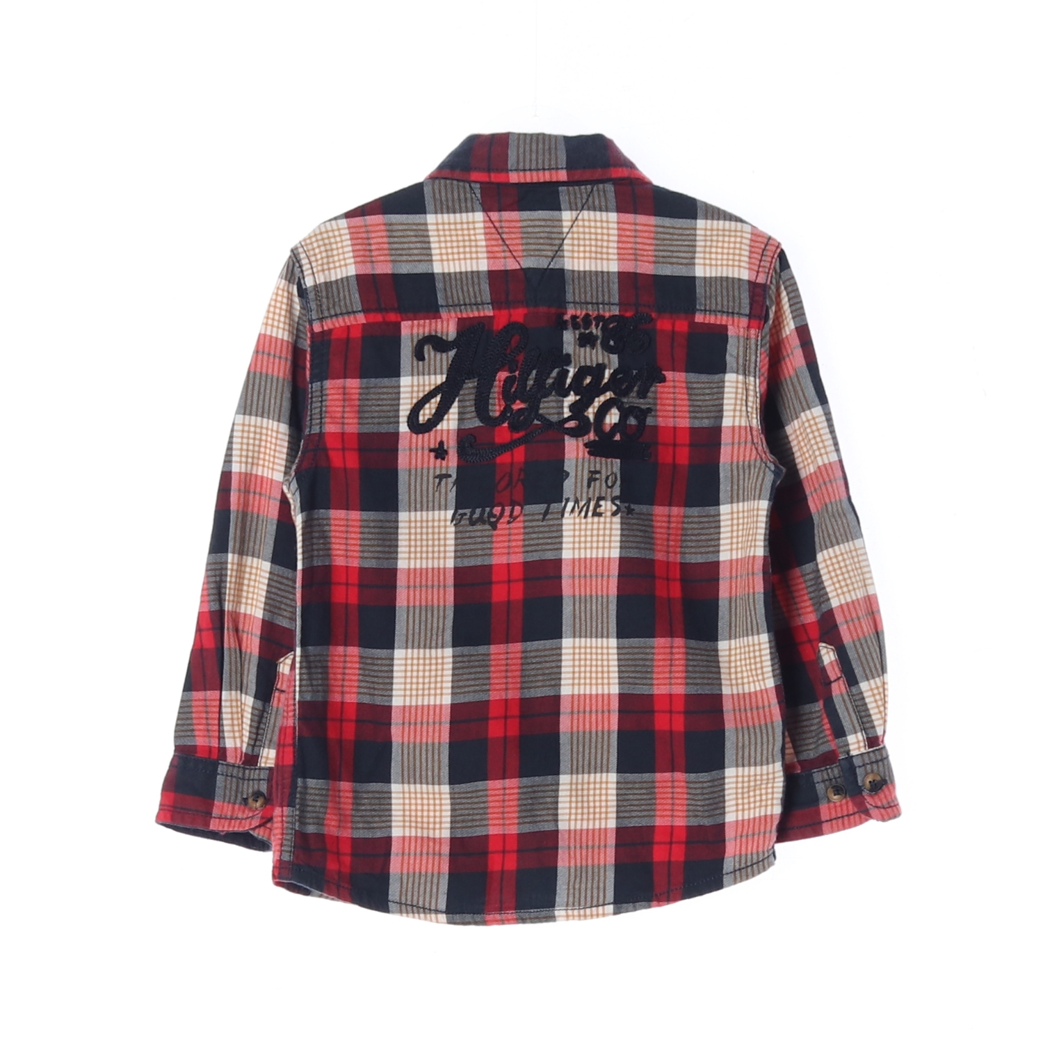 TOMMY HILFIGER 타미힐피거 체크 포켓 셔츠 KIDS-90