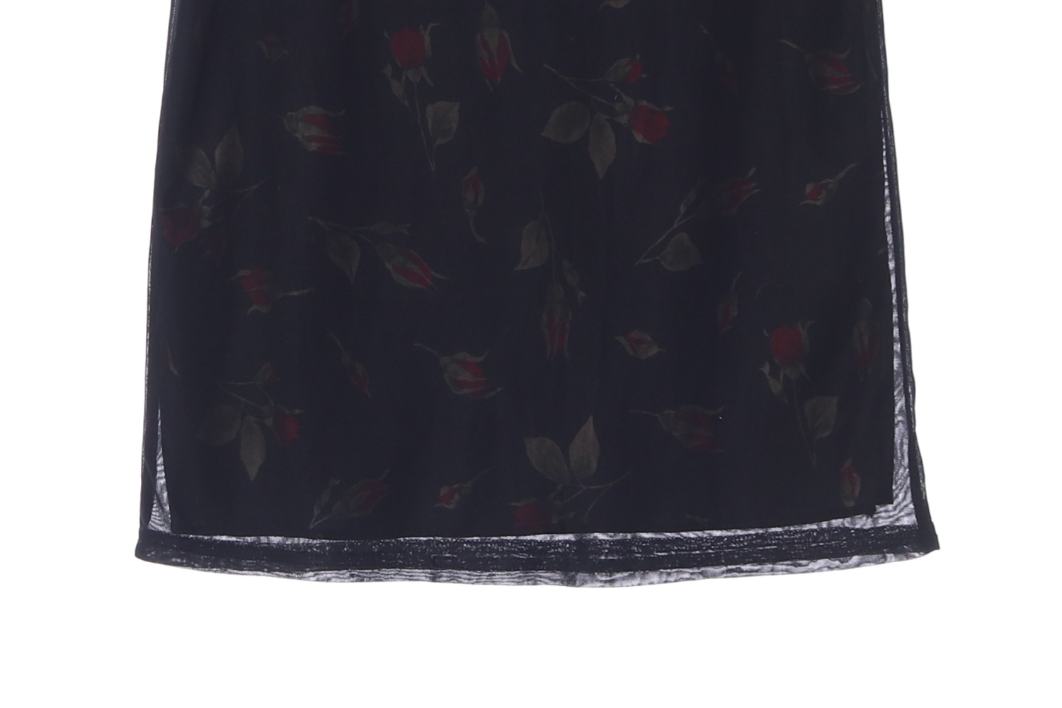 HENNES 헤네스 플라워 패턴 블랙 스커트 WOMAN-S