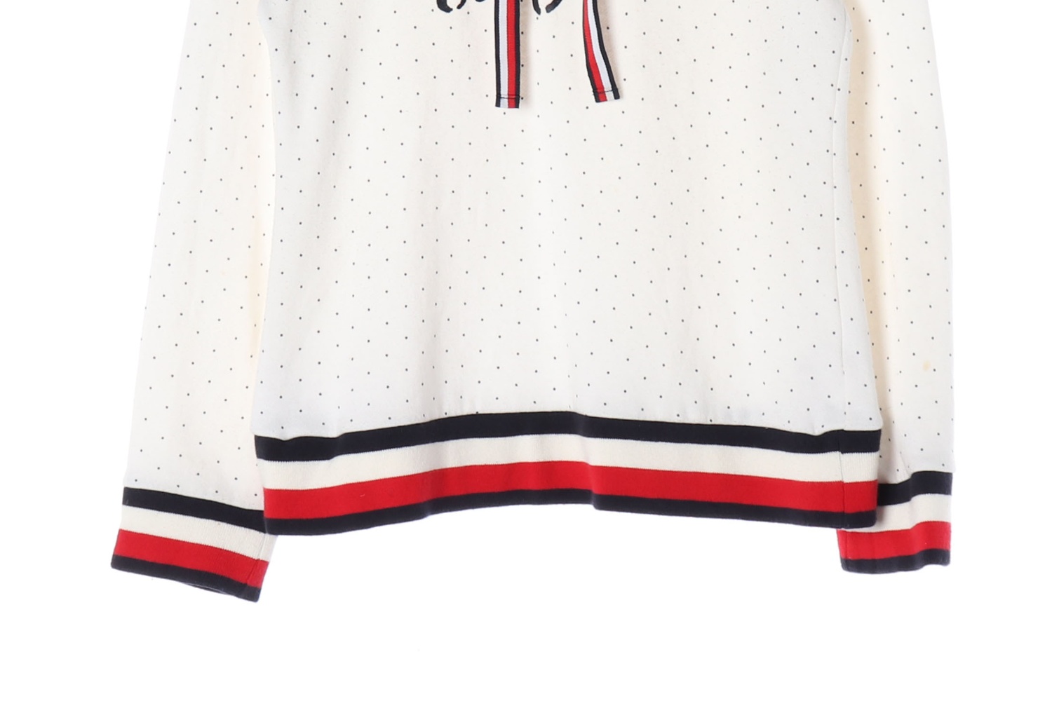 TOMMY HILFIGER 타미힐피거 도트 패턴 후드티 WOMAN-XS