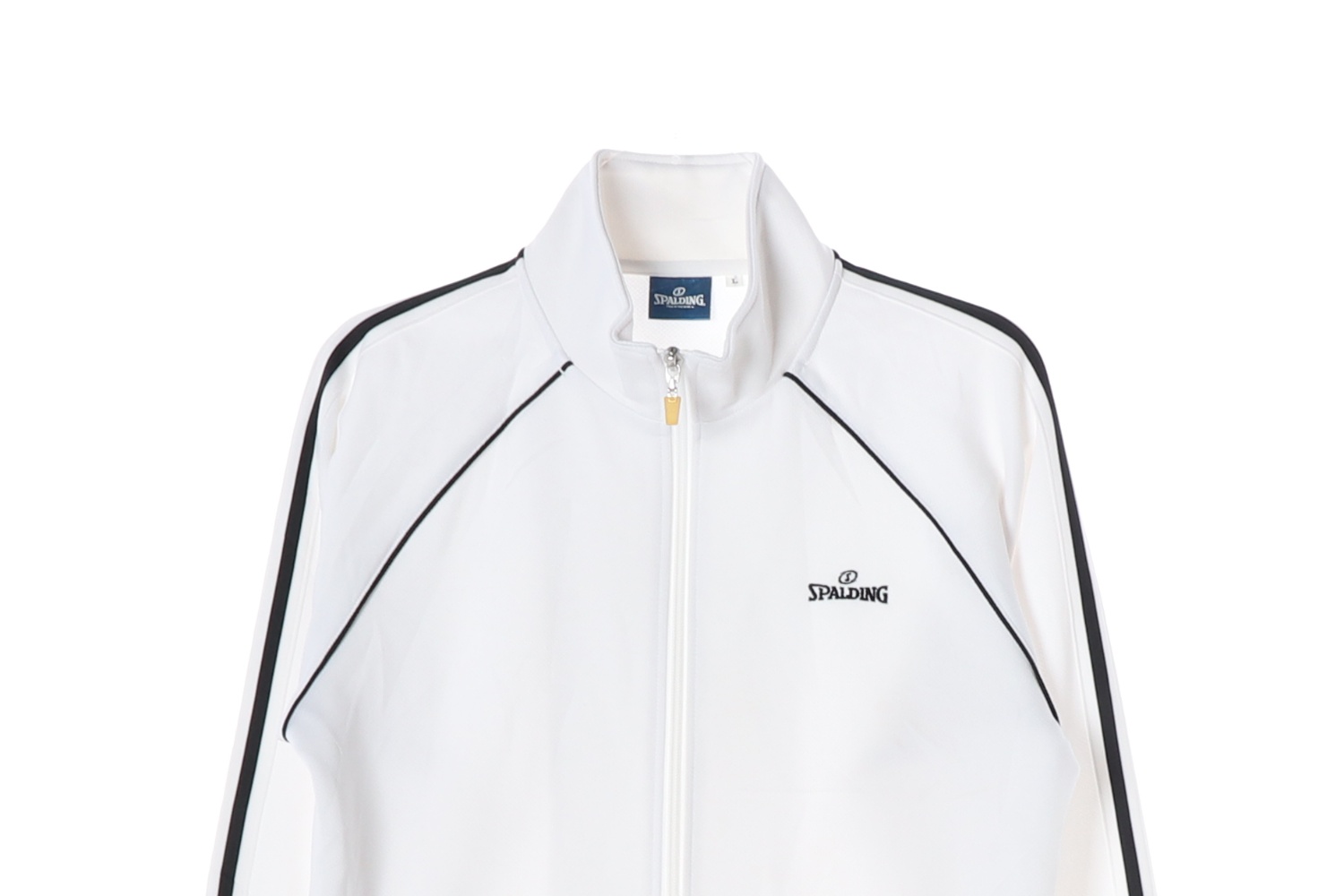 SPALDING 스팔딩 화이트 라인 집업 재킷 WOMAN-L
