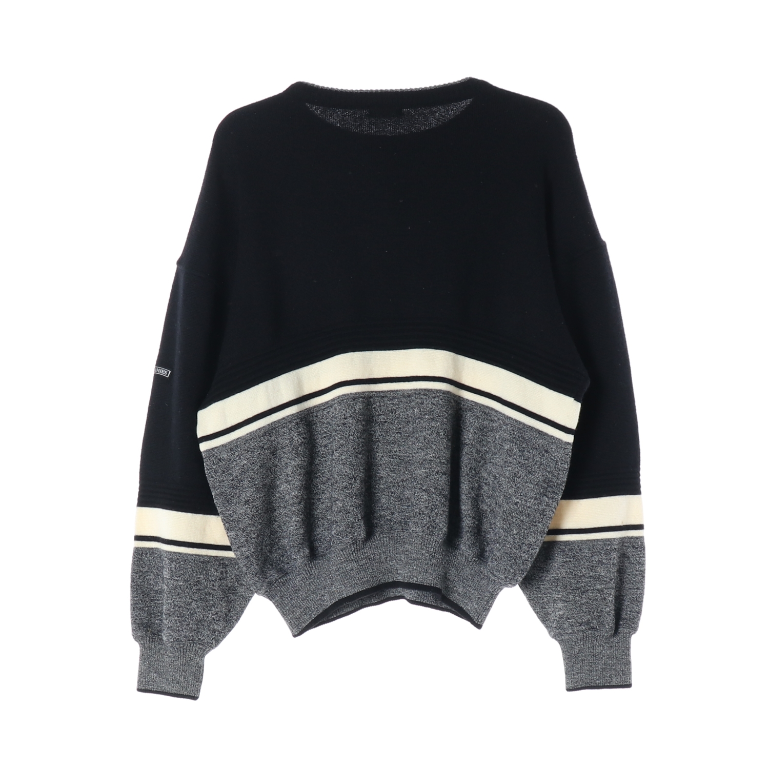 HARDY AMIES 하디에이미스 강아지 자수 블랙 스웨트셔츠 MAN-XL