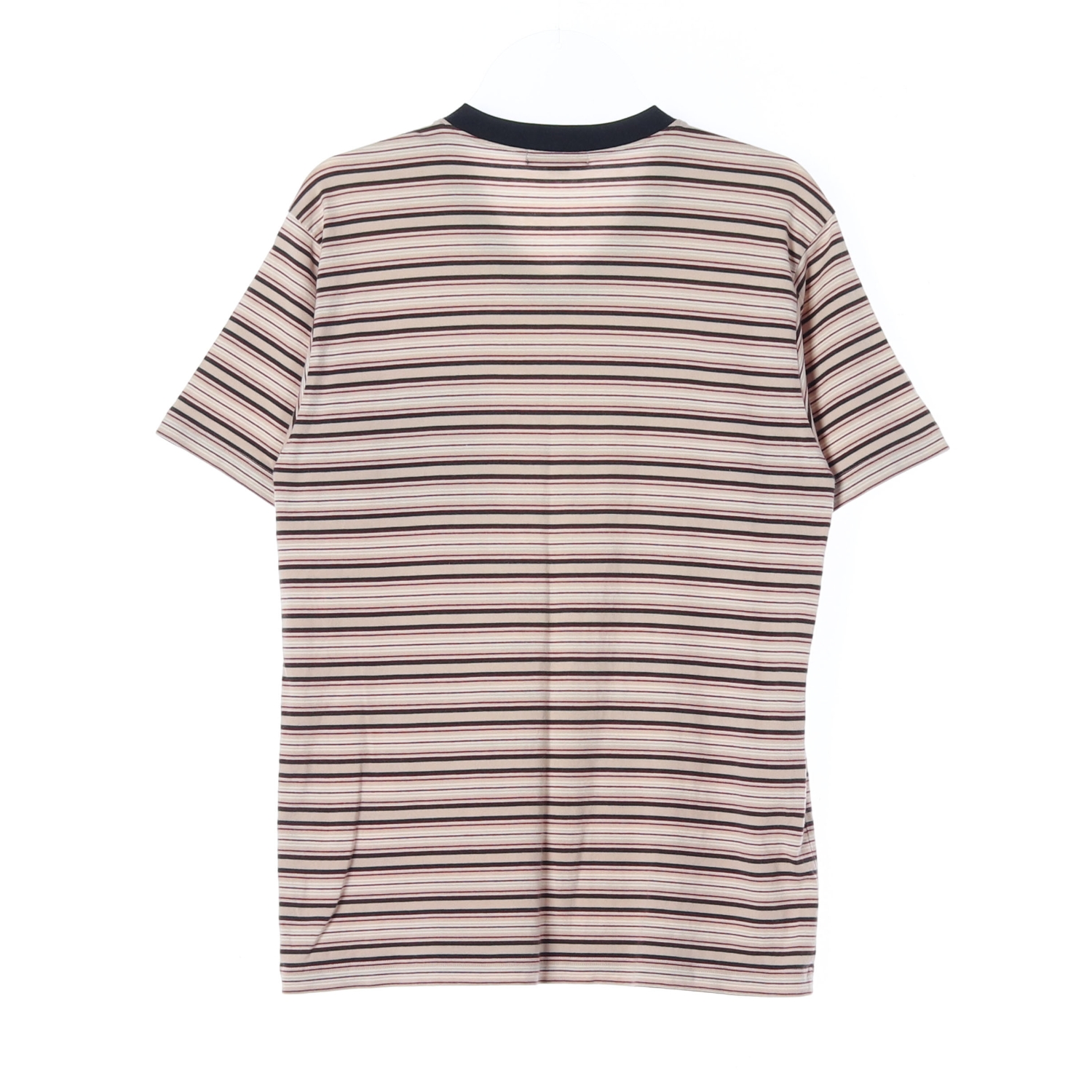 AQUASCUTUM 아쿠아스큐텀 스트라이프 V넥 포켓 반팔 티셔츠 MAN-S