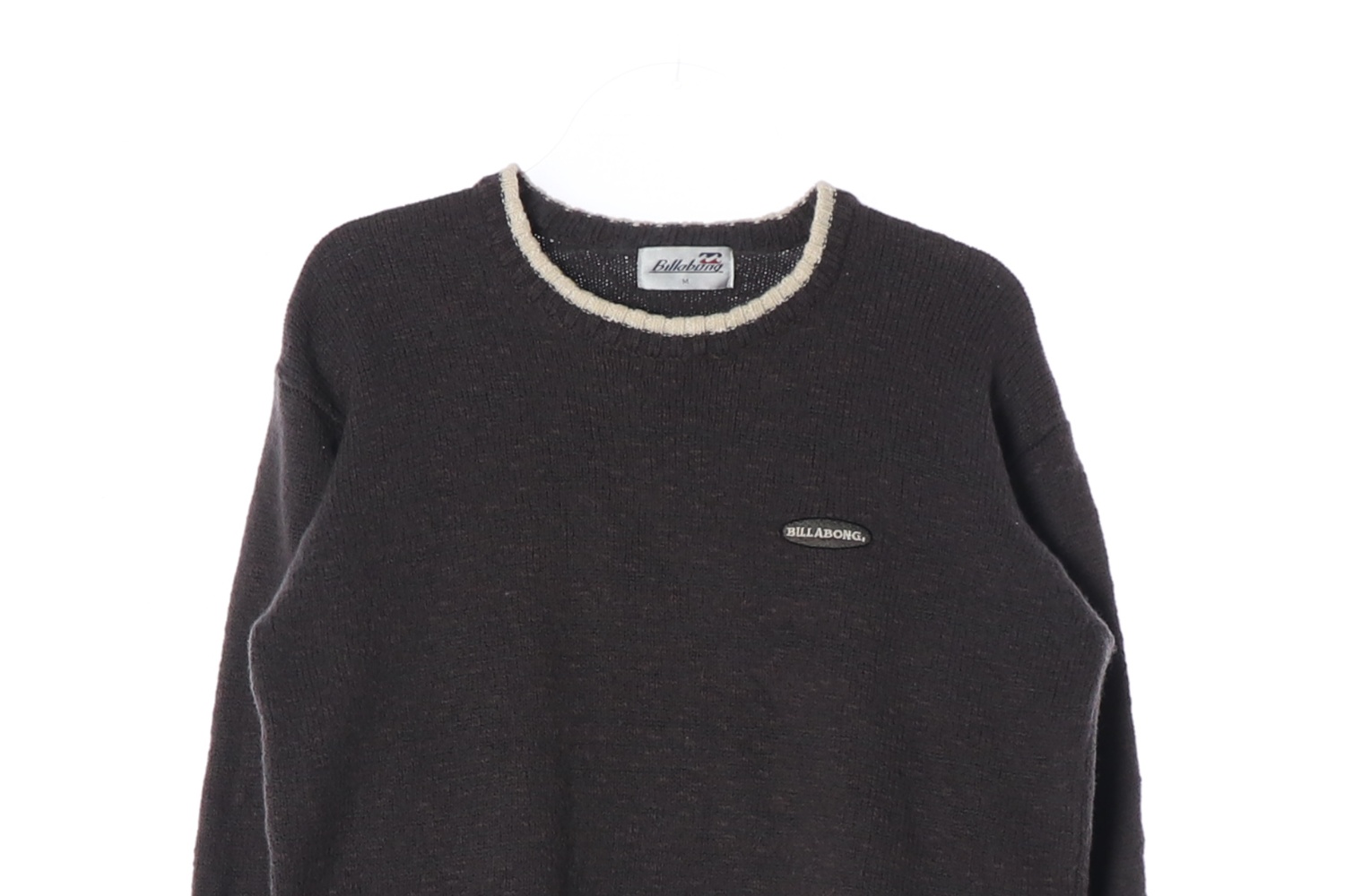 BILLABONG 빌라봉 브라운 라운드넥 니트 스웨터 MAN-M