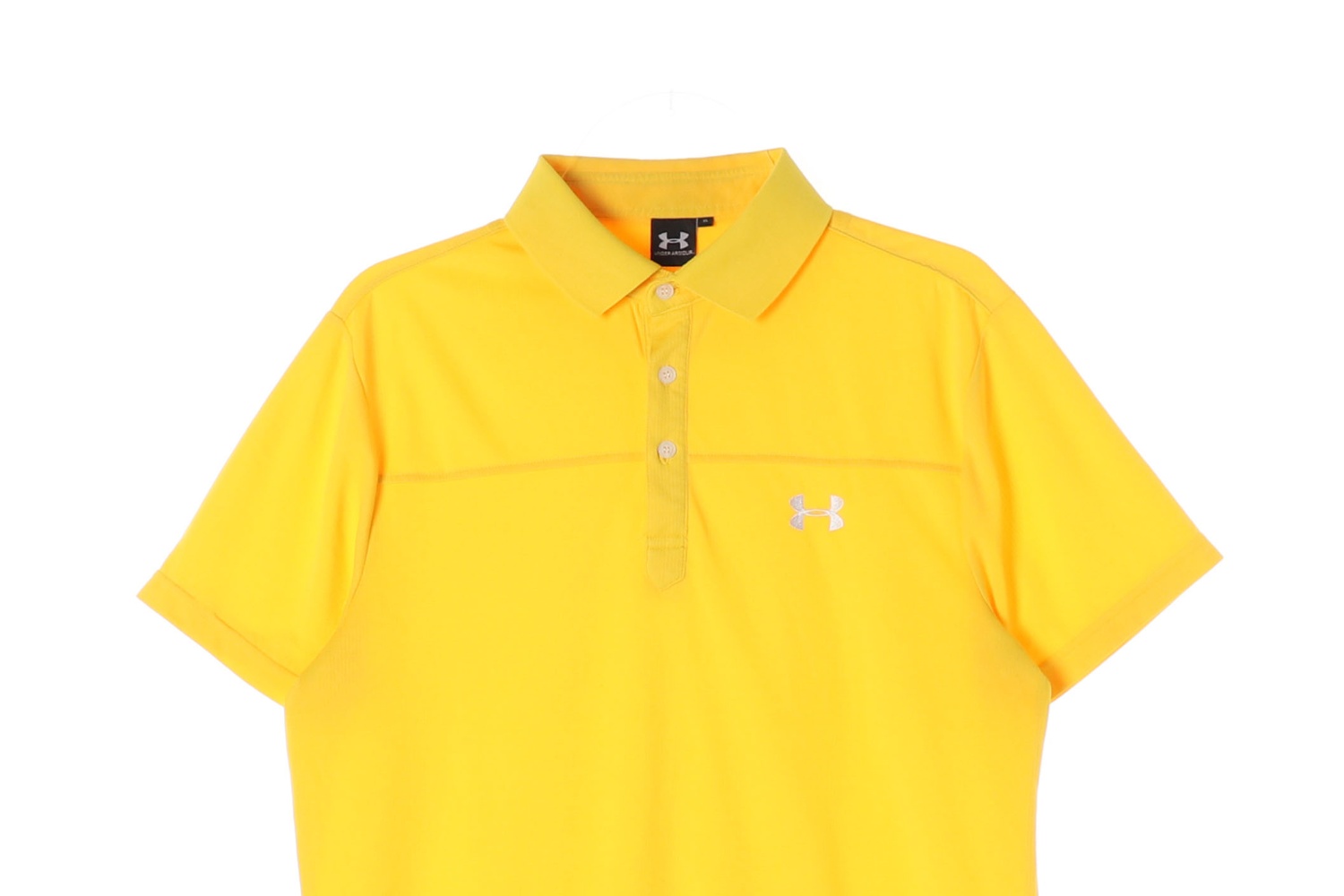 UNDER ARMOUR 언더아머 옐로우 폴로 셔츠 캐주얼 MAN-XL