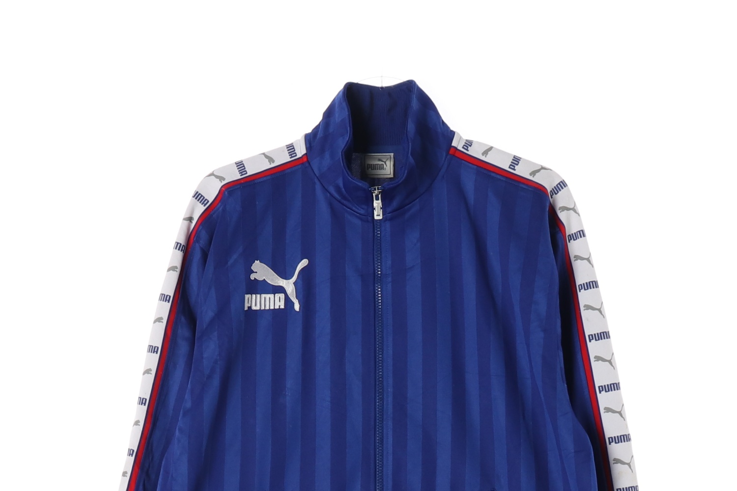 PUMA 퓨마 블루 스트라이프 집업 재킷 MAN-XL