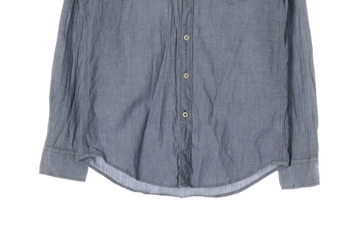 AMERICAN EAGLE 아메리칸이글 블루 워싱 셔츠 WOMAN-S