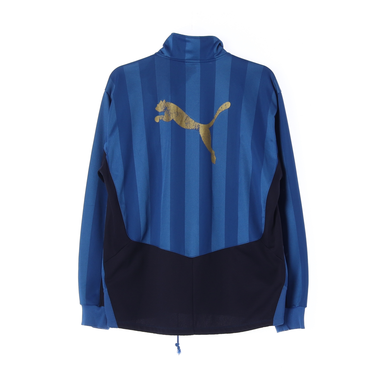 PUMA 퓨마 스트라이프 블루 집업 재킷 MAN-L