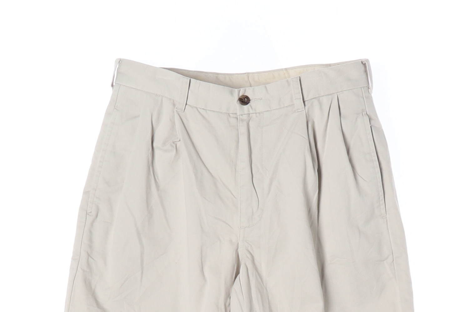 BROOKS BROTHERS 브룩스브라더스 베이지 플리츠 1/2 치노팬츠 MAN-S