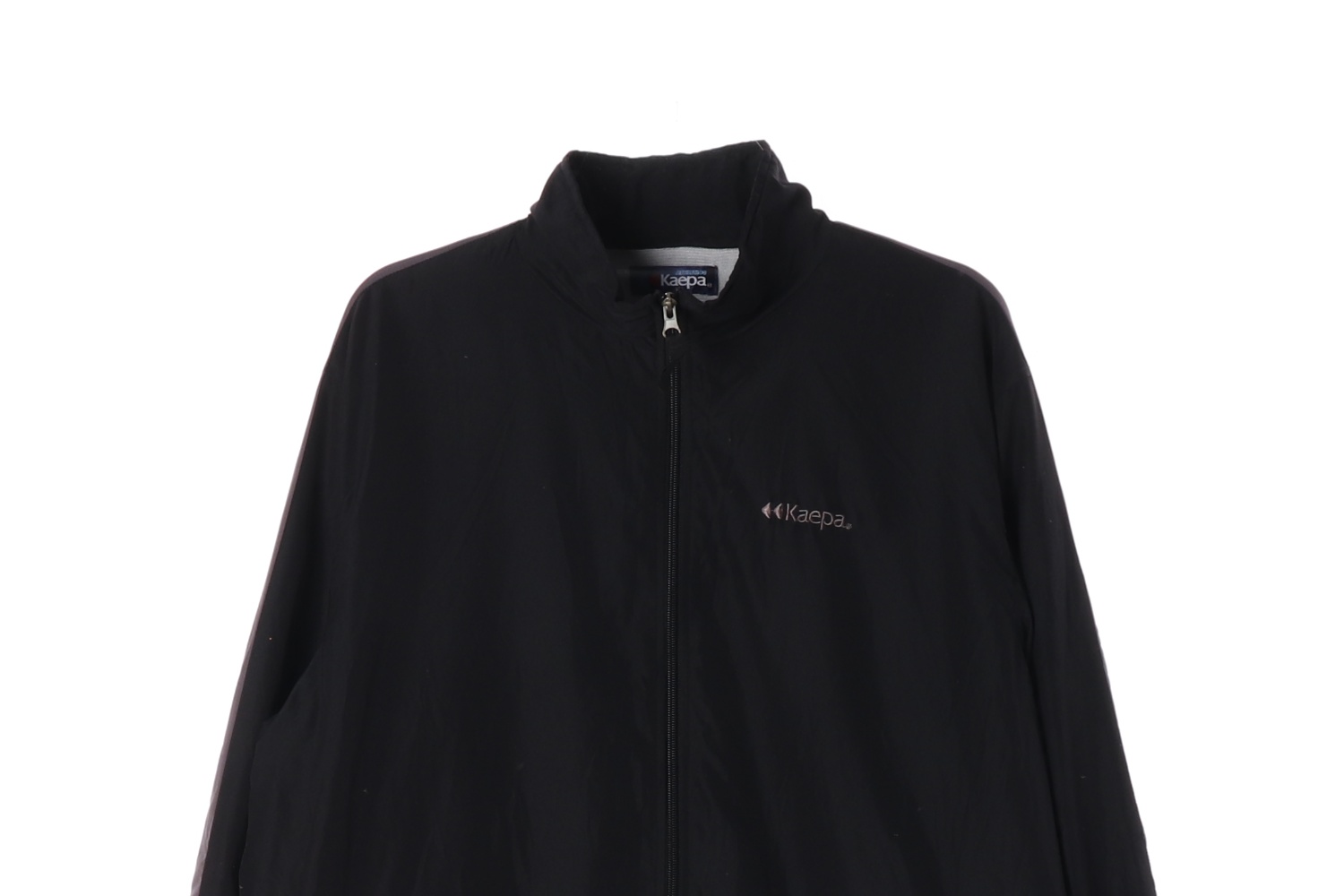 KAEPA 카파 블랙 로고 집업 바람막이 재킷 MAN-XL