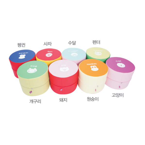 캐릭터 원형스툴 (대)