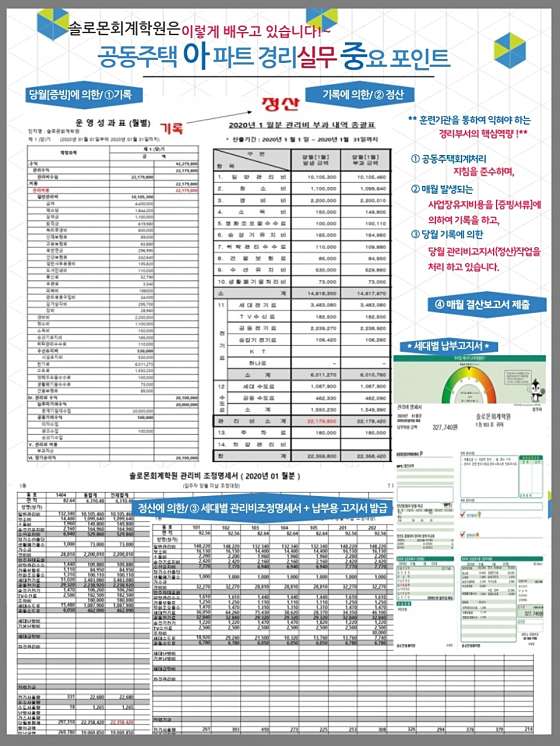 솔로몬경리회계 아파트경리학원 대표 이미지