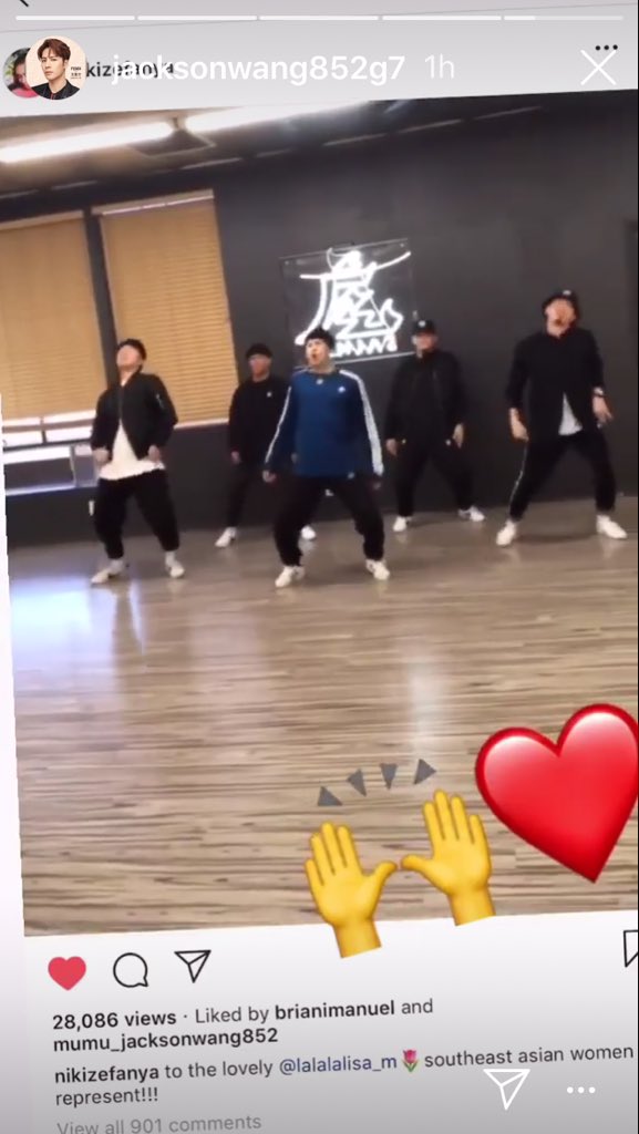 Instagram Story Jackson GOT7
