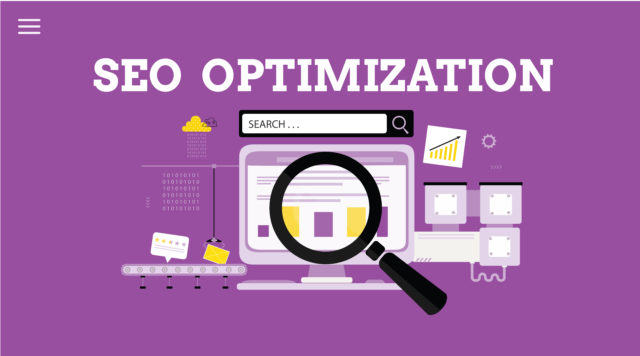 SEO optimization. Landing page