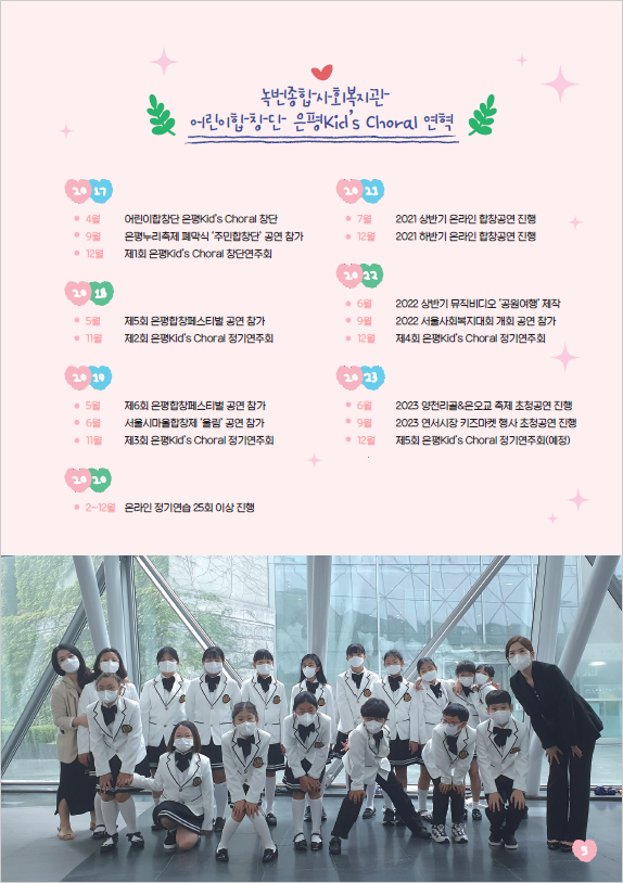[어린이합창단] 어린이합창단 은평Kid's Choral 신규 단원 모집
