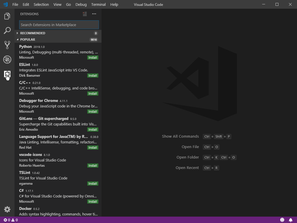 visual studio language packs