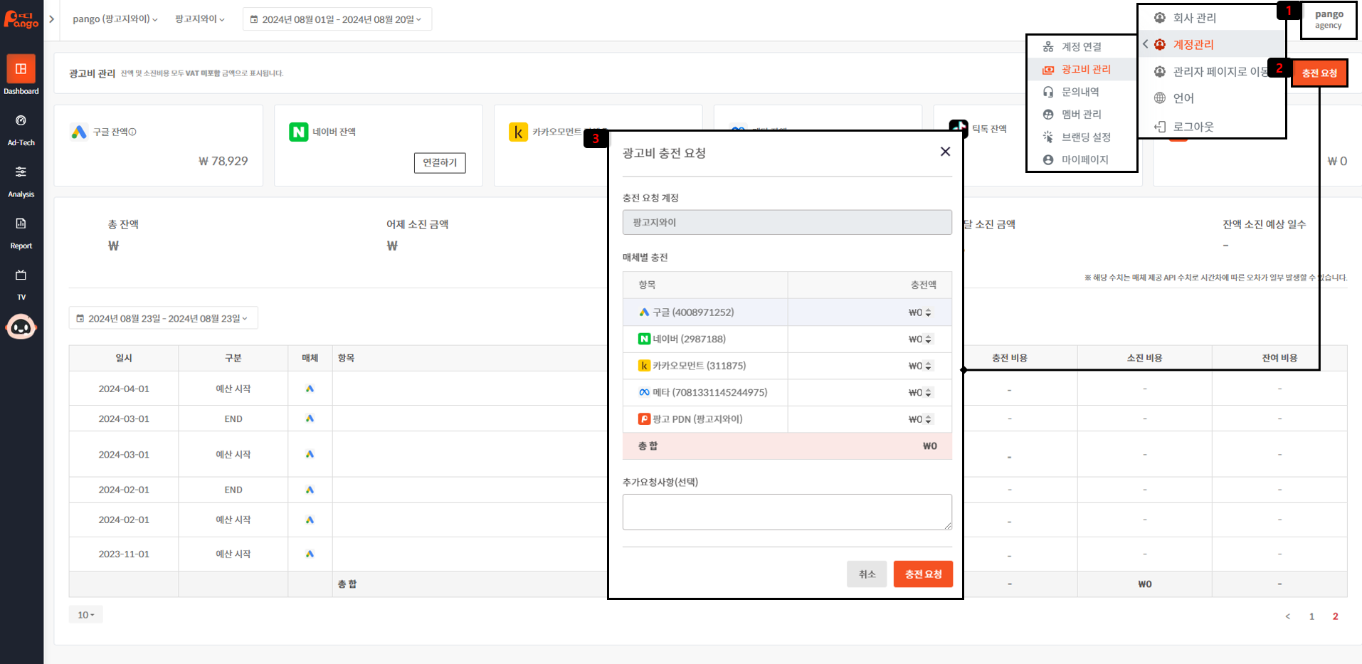 팡고 플랫폼 가이드