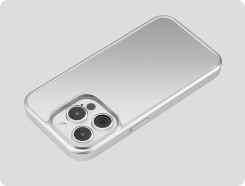 Glass Silver Bumper Cases Mirror