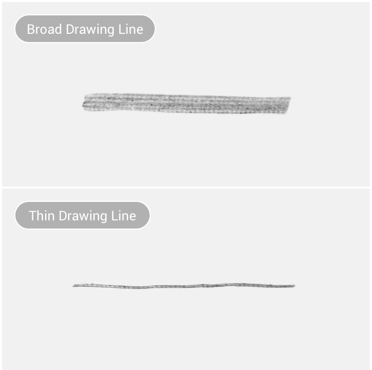 Pencil Lead (Broad/Thin Drawing Line)