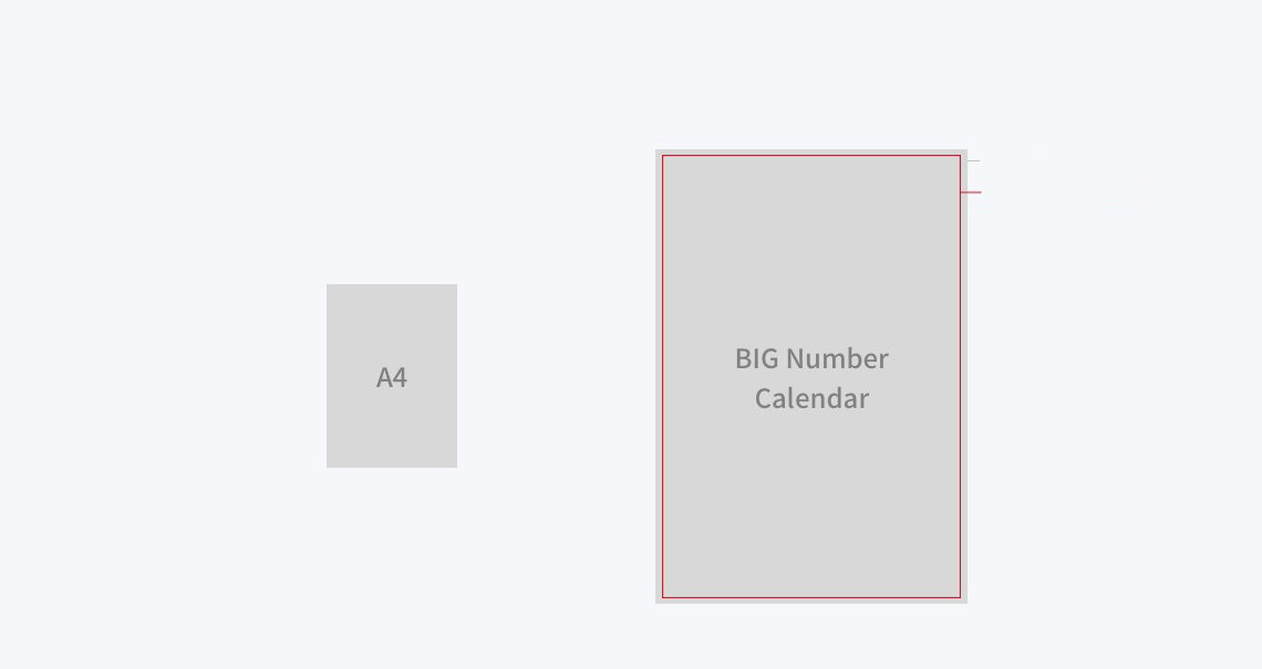 큰CALENDAR 사이즈