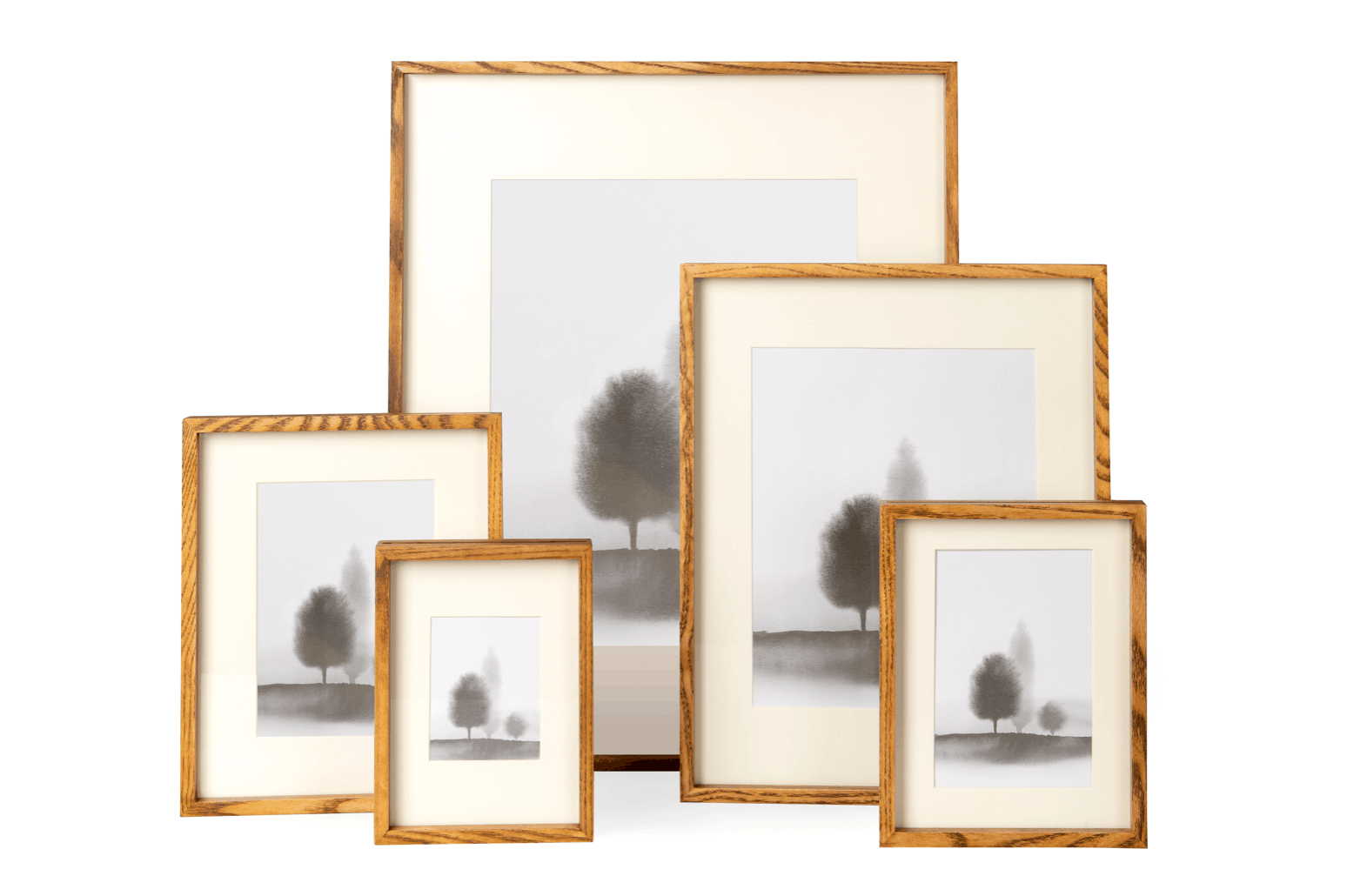 Ash Wood Frame (Double-Sided)