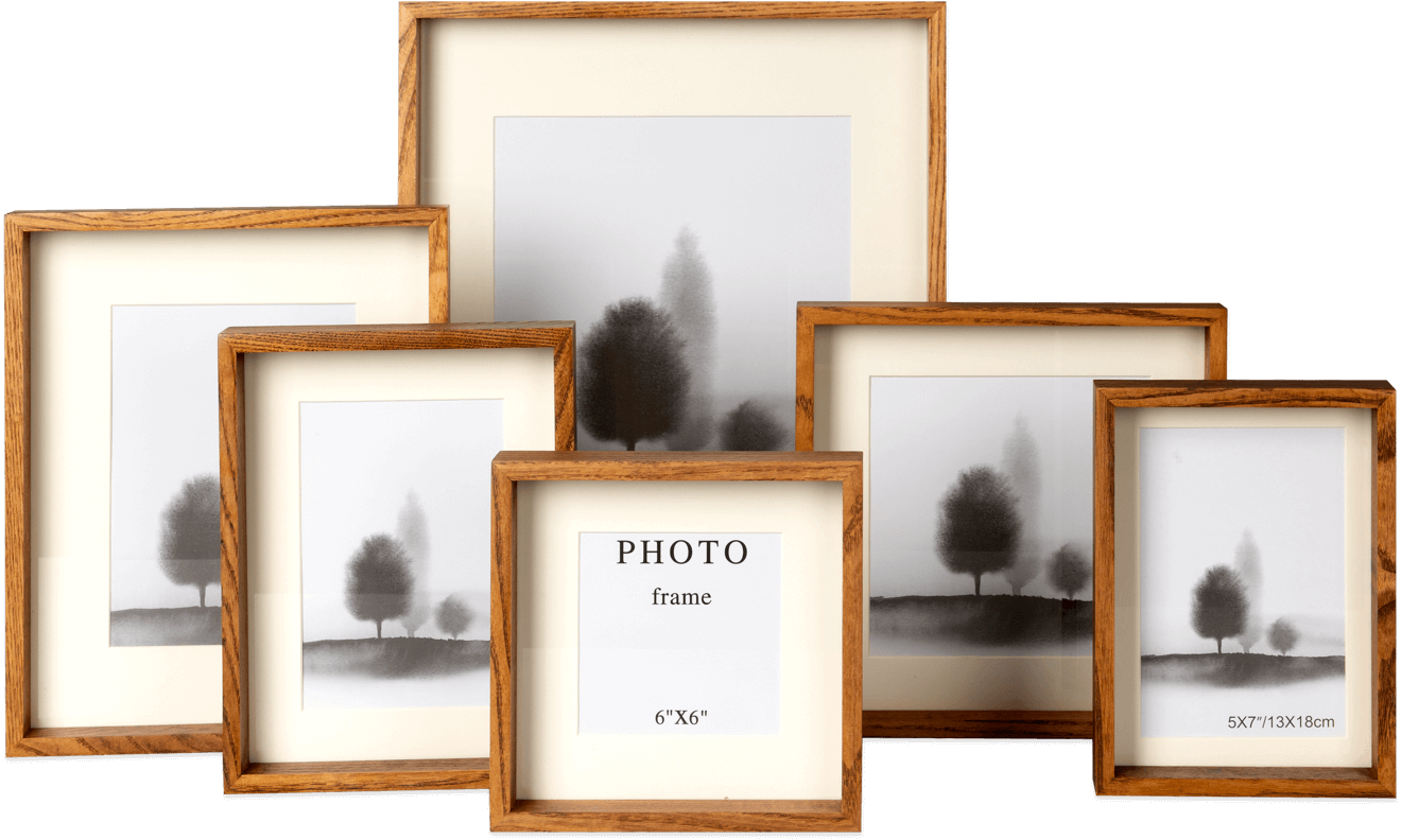 Ash Wood Frame (Brown)