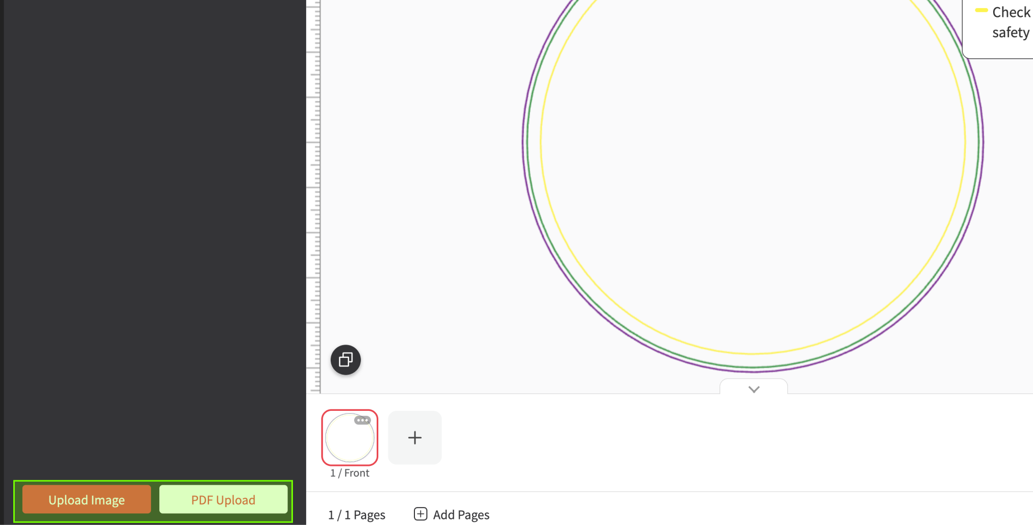 1. Upload Image / PDF Upload