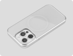 글라스 범퍼케이스 Magsafe 유광실버