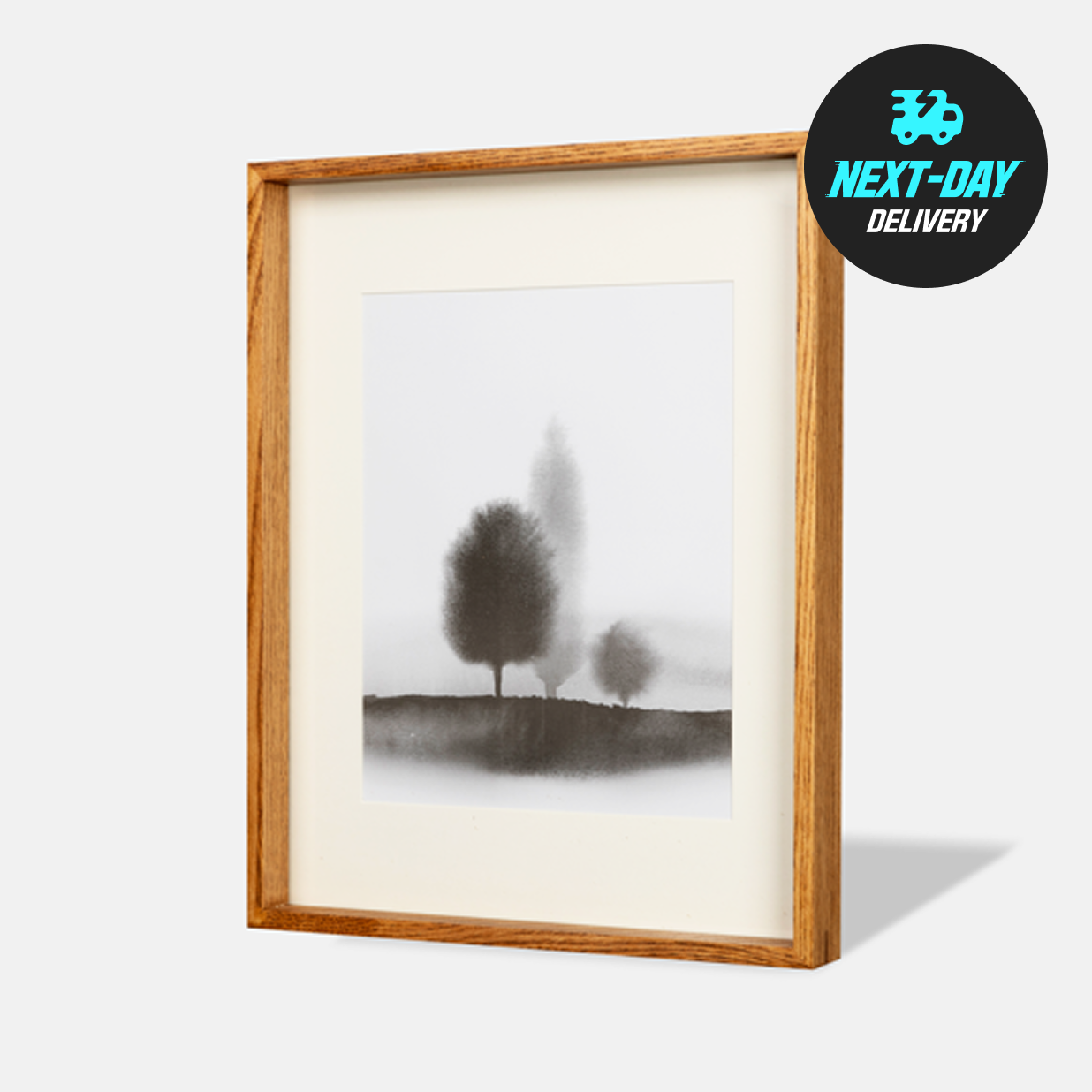 Ash Wood Frame (Brown)