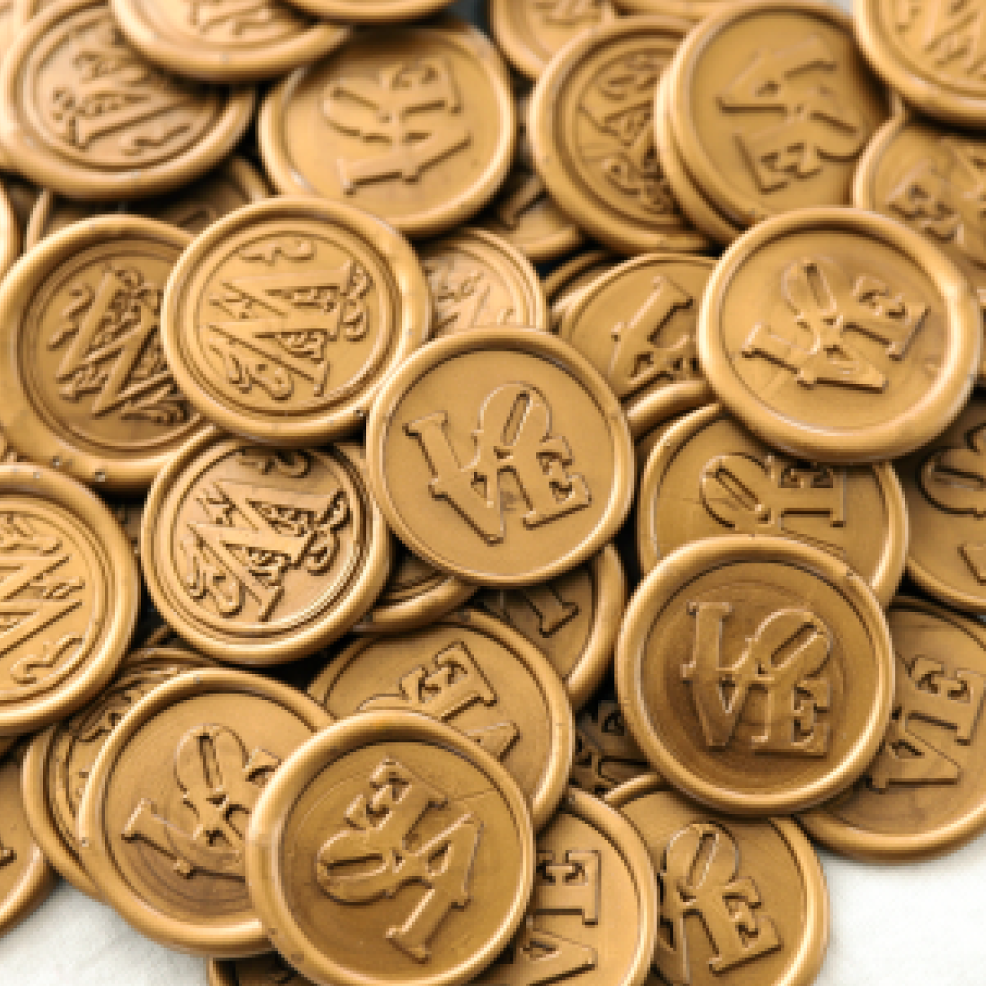 Wax Seal Stickers-Gold