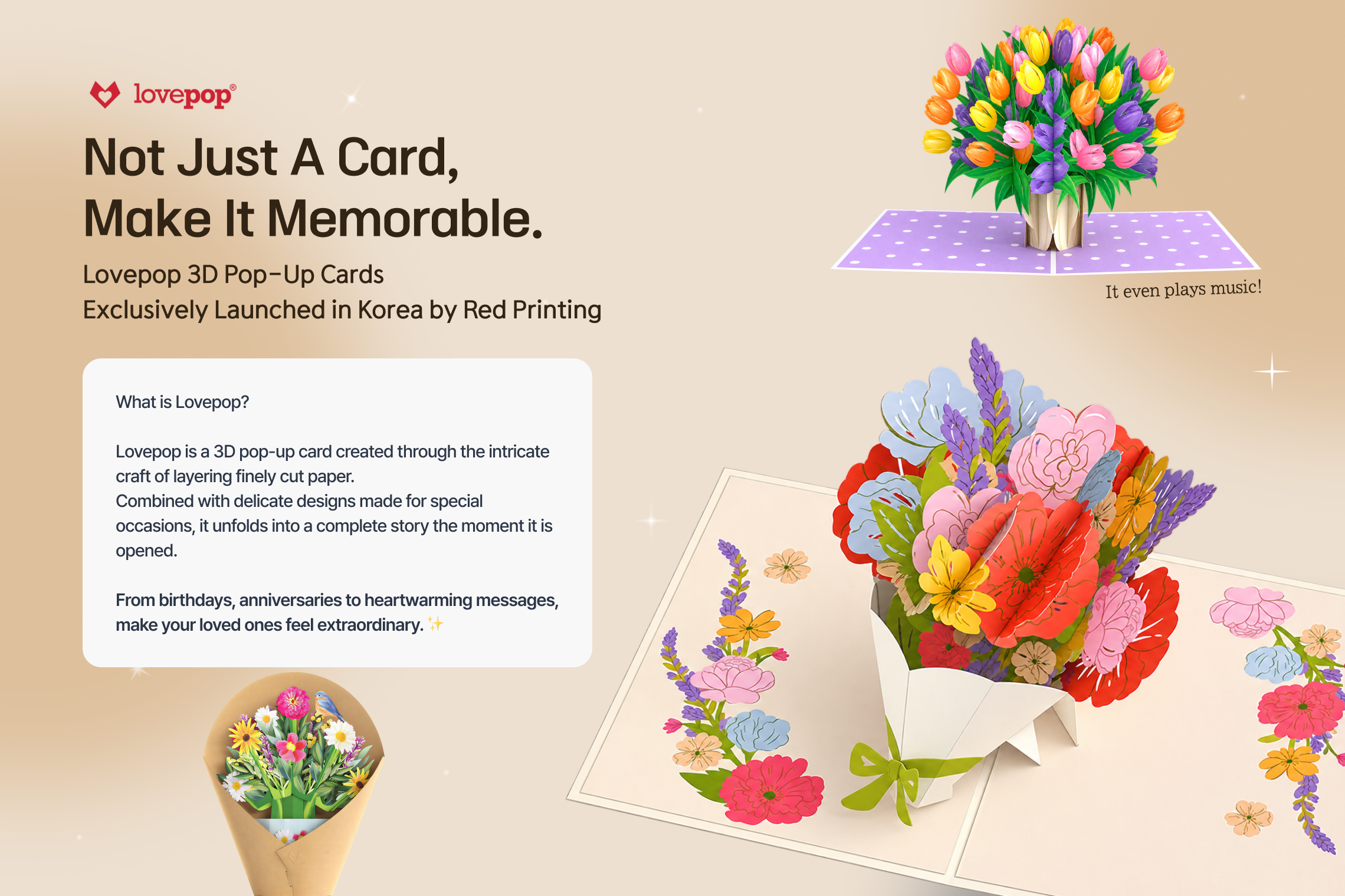 Redprinting & press I lovepopcard