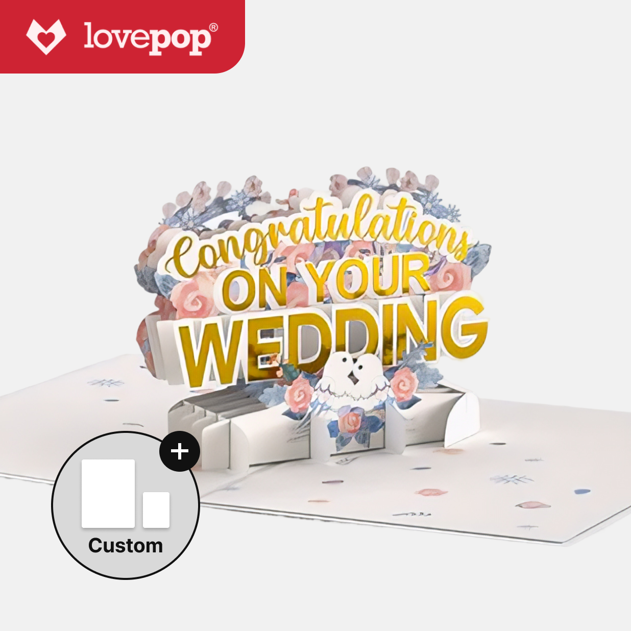 Wedding Congratulations Pop-Up Card
