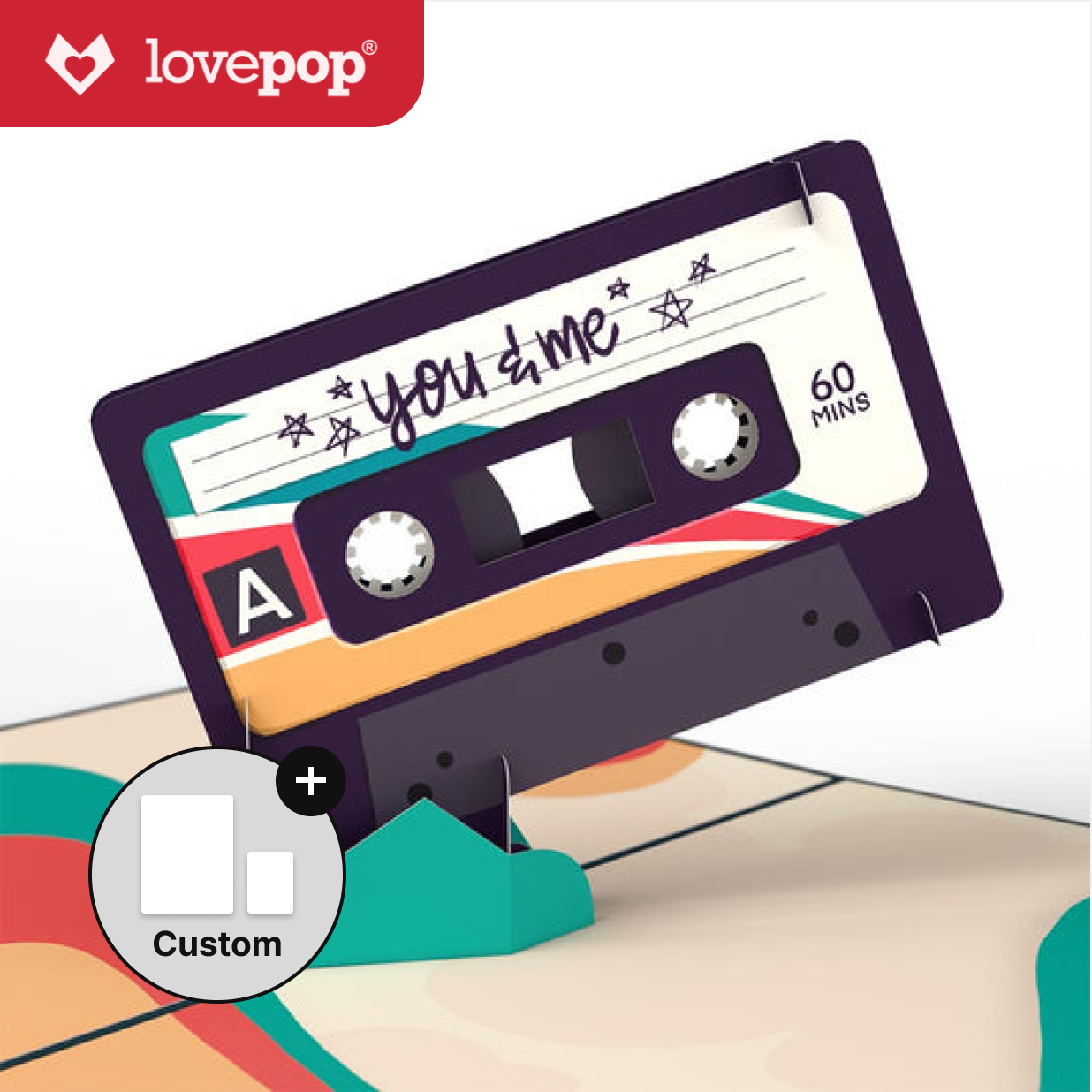 The Perfect Mixtape Pop-Up Card