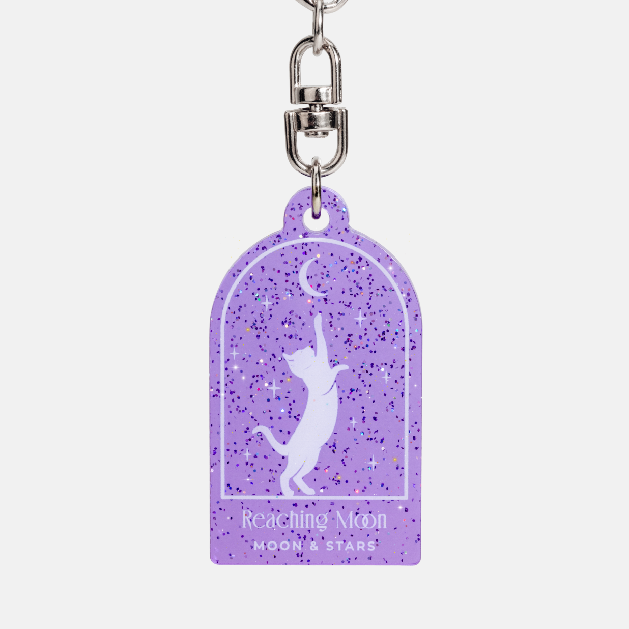 Acrylic Glitter Keyrings