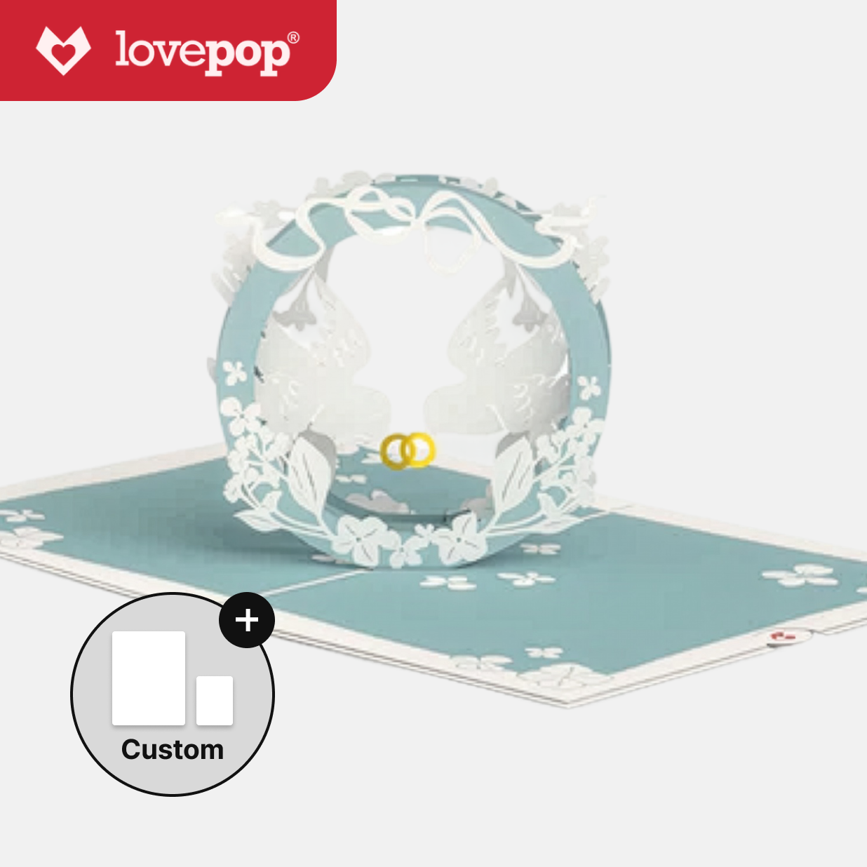 Happily Ever After Love Birds Pop-Up Card