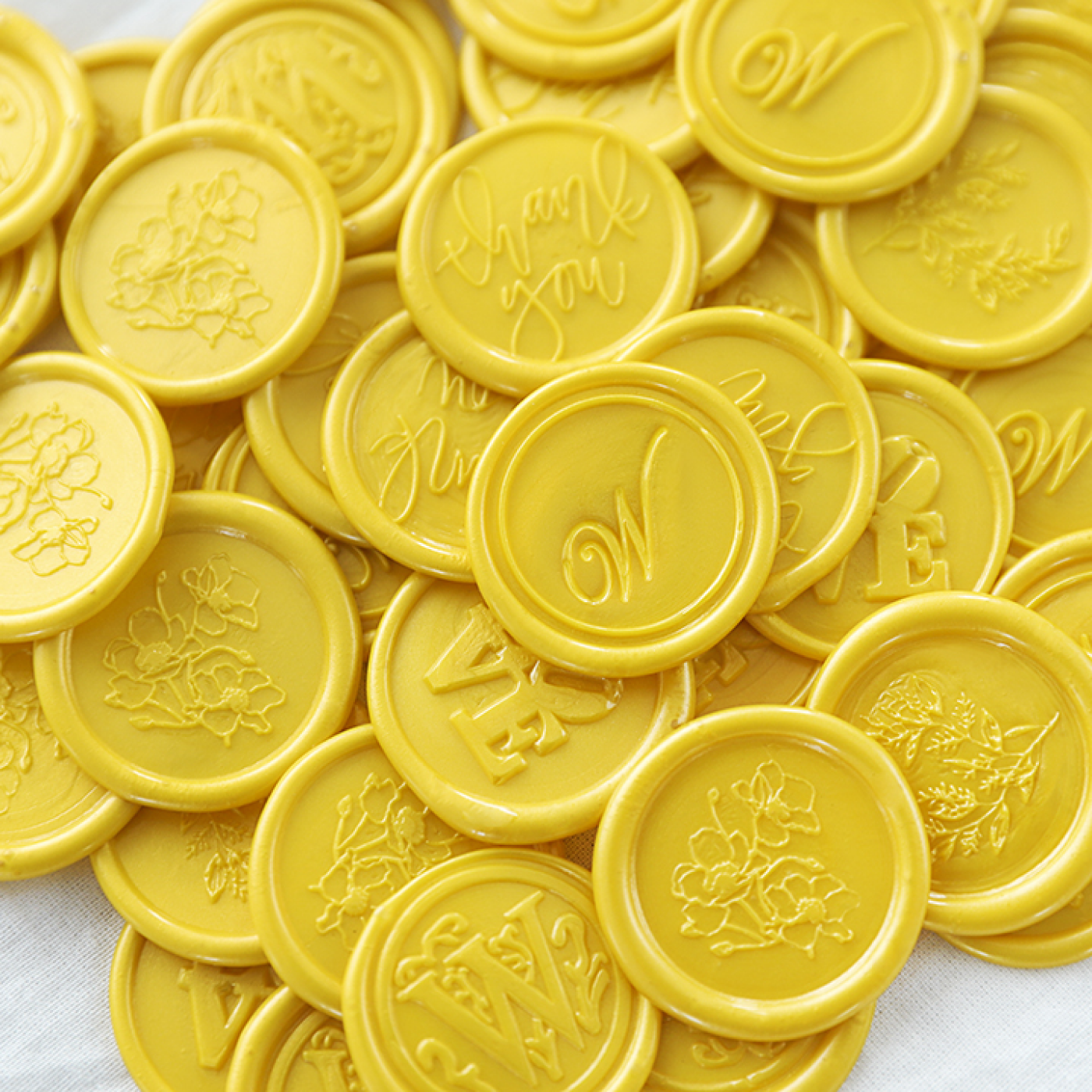 Wax Seal Stickers-Pearl Yellow