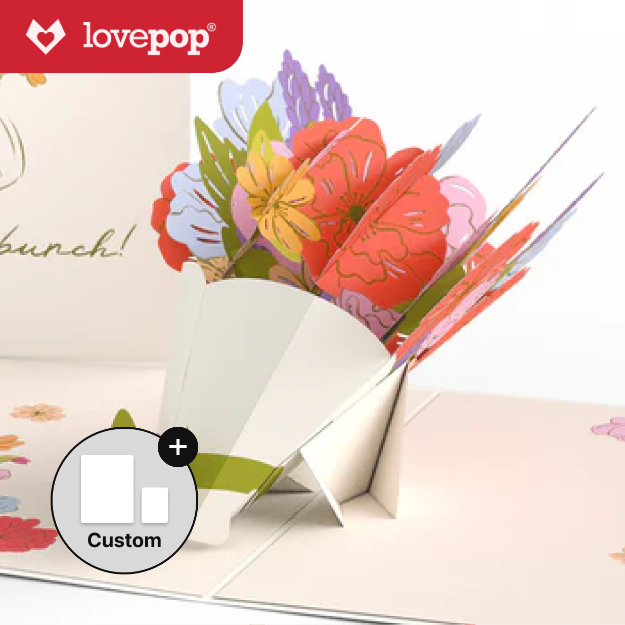 Thanks a Bunch Bouquet Pop-Up Card