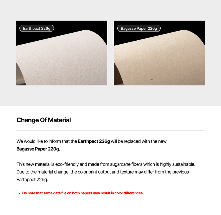 Change Of Material