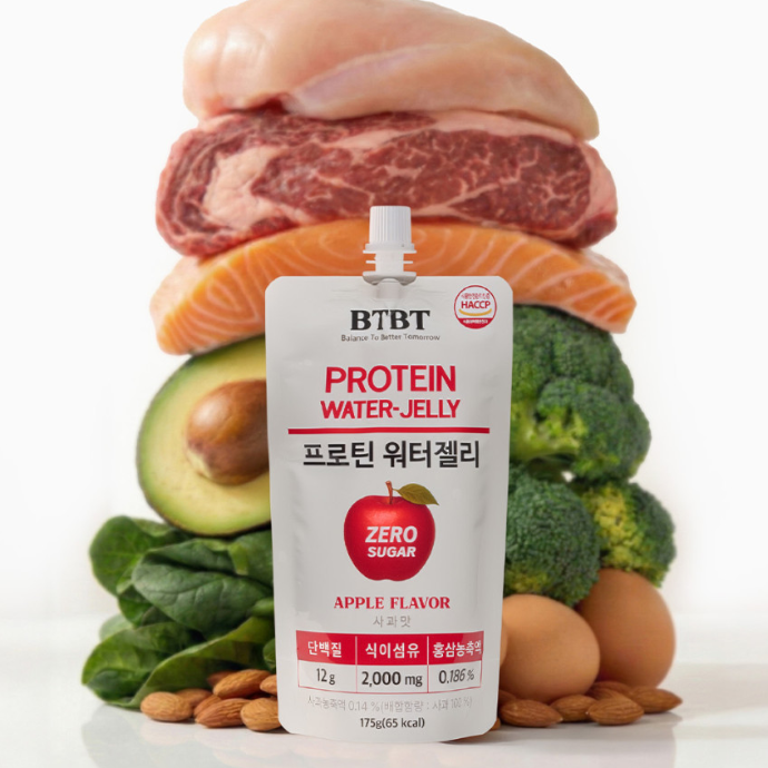 단백질·홍삼·식이섬유를 한 팩에 담은 간편식, 프로틴 워터젤리 사과맛