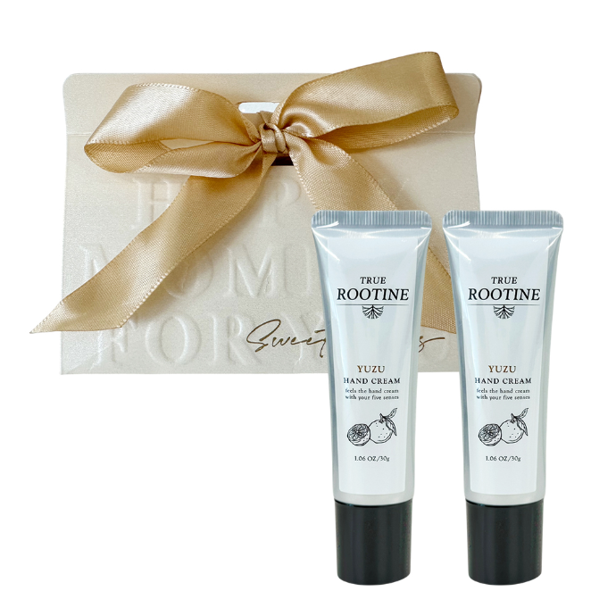 TRUE ROOTINE 핸드크림 유자 향 30g 2종 답례품 선물세트 체험단
